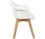 Fauteuil scandinave pour enfant imitation fourrure - 5