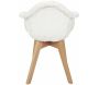 Fauteuil scandinave pour enfant imitation fourrure - 6