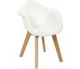 Fauteuil scandinave pour enfant imitation fourrure