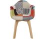 Fauteuil scandinave pour enfants Patchwork - CMP-3220