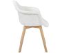 Fauteuil scandinave patchwork blanc - 84,90