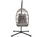 Fauteuil suspendu en métal et polyester Hanoi - CMP-5275