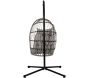 Fauteuil suspendu en métal et polyester Hanoi - 5