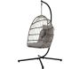 Fauteuil suspendu en métal et polyester Hanoi