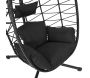 Fauteuil suspendu en métal et polyéthylène Zadar - 7