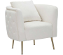 Fauteuil en tissu Bucarest 76 x 74 x 71 cm