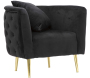 Fauteuil en tissu Bucarest 76 x 74 x 71 cm