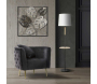 Fauteuil en tissu Bucarest 76 x 74 x 71 cm - MAURO FERRETTI