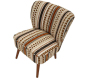Fauteuil en tissu Ethnic 65 x 68 x 80 cm - 5