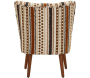 Fauteuil en tissu Ethnic 65 x 68 x 80 cm - 6