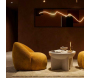 Fauteuil en tissu Ginevra 81 x 78 x 64 cm - 8