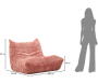 Fauteuil en tissu Mask 103 x 100 x 80 cm - MAU-0881