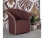 Fauteuil en tissu Siena 83.5 x 66 x 80 cm - MAURO FERRETTI