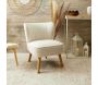 Fauteuil en tissu bouclette Erika - 7
