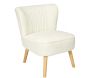 Fauteuil en tissu bouclette Erika