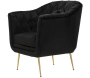 Fauteuil en tissu capitonné Budapest 88 x 83 x 91 cm - 5