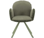 Fauteuil en tissu côtelé Stockholm (Lot de 2) - 219