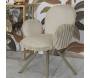 Fauteuil en tissu côtelé Stockholm (Lot de 2) - MAURO FERRETTI