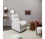 Fauteuil en tissu côtelé 3 positions ajustables Scott - 8