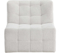 Fauteuil en tissu matelassé Malou 80 x 87 x 73 cm - 519