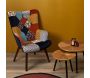 Fauteuil en tissu patchwork vintage Helsinki - 10