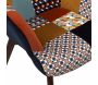Fauteuil en tissu patchwork vintage Helsinki - 7