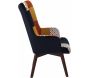 Fauteuil en tissu patchwork vintage Helsinki - 5