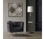 Fauteuil en tisu matelassé Bucarest 76 x 74 x 71 cm - MAURO FERRETTI