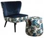 Fauteuil en velours Jungle - AUBRY GASPARD