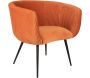 Fauteuil en velours Majestic