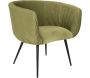 Fauteuil en velours Majestic