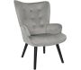 Fauteuil en velours côtelé Giulia