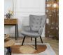 Fauteuil en velours côtelé Giulia - THE HOME DECO FACTORY