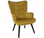 Fauteuil en velours côtelé Giulia