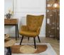 Fauteuil en velours côtelé Giulia - THE HOME DECO FACTORY