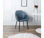 Fauteuil en velours cotelé Giulia (Lot de 2) - THE HOME DECO FACTORY