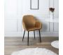 Fauteuil en velours cotelé Giulia (Lot de 2) - THE HOME DECO FACTORY