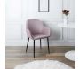 Fauteuil en velours cotelé Giulia (Lot de 2) - THE HOME DECO FACTORY