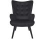 Fauteuil en velours côtelé Giulia - CMP-5187