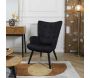Fauteuil en velours côtelé Giulia - THE HOME DECO FACTORY