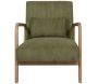 Fauteuil en velours côtelé Scott - CMP-5223