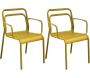Fauteuils en aluminium Eos (Lot de 2)