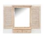 Miroir fenêtre en bois avec tiroirs - 89,90