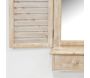Miroir fenêtre en bois avec tiroirs - AUBRY GASPARD