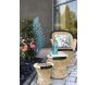 Feuille déco en métal antique à planter - 86,90