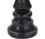 Figurine échec décoratif en polyrésine noire et dorée - 5