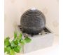 Fontaine d'intérieur boule éclairage LED blanc Bonny - ZEN LIGHT
