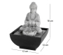 Fontaine intérieure en polyrésine Bouddha assis - KAE-0118