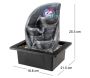 Fontaine en polyrésine avec LED Bauble - KAE-0102