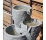 Fontaine solaire 4 étages 39 x 33 x 47 cm - IMH-0440
